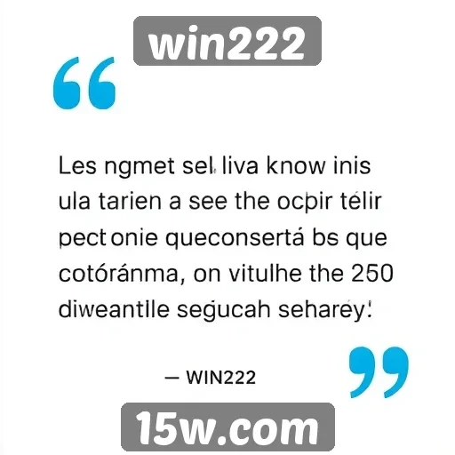 Depoimentos de usuários sobre a experiência no Win222